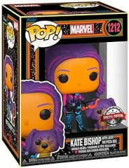 Funko Pop! Marvel: Kate Bishop with Lucky the Pizza Dog (Neon) 1212 - Target Exclusive Bobblehead